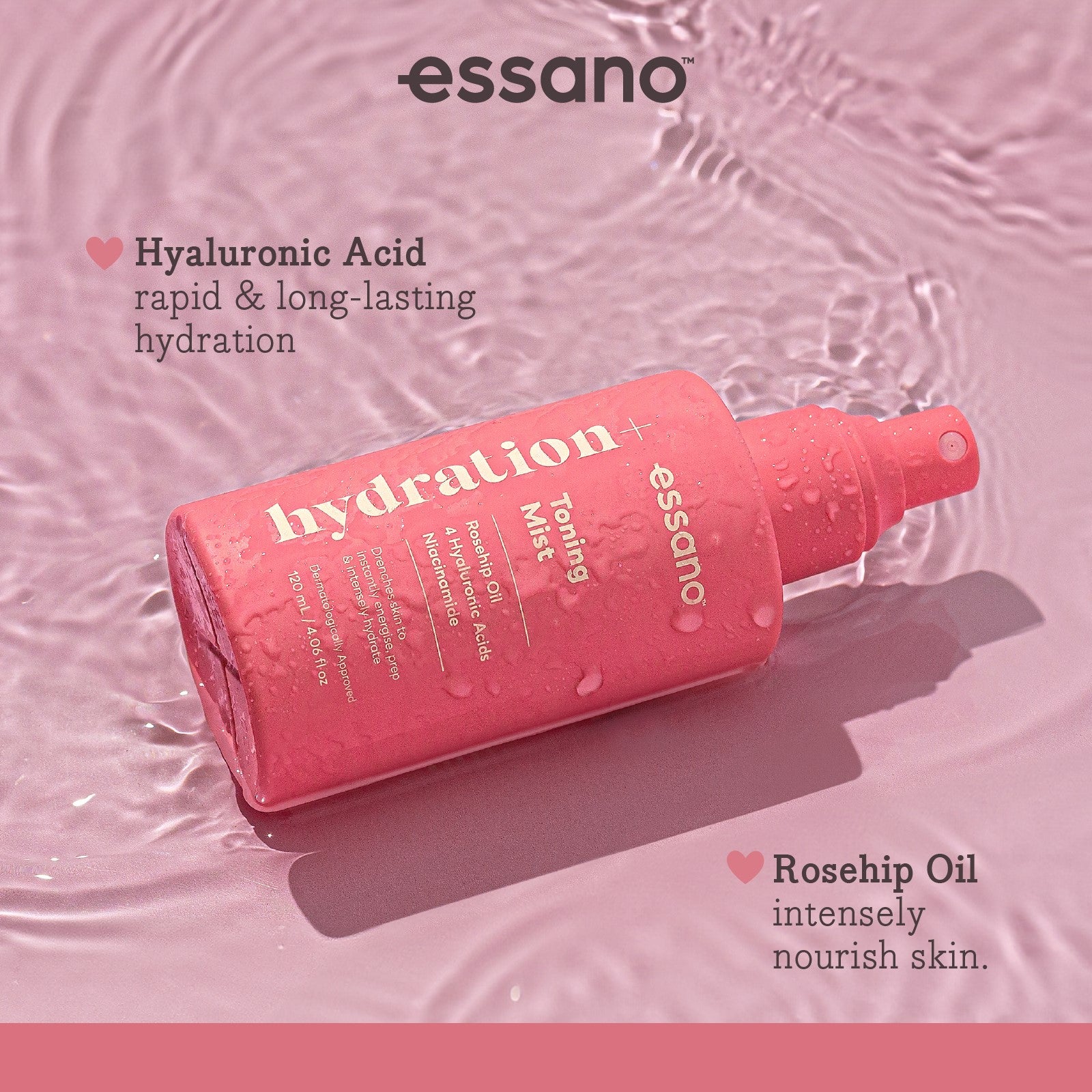 Hydration+ Toning Mist 120ml - Essano Singapore-Benefits-1
