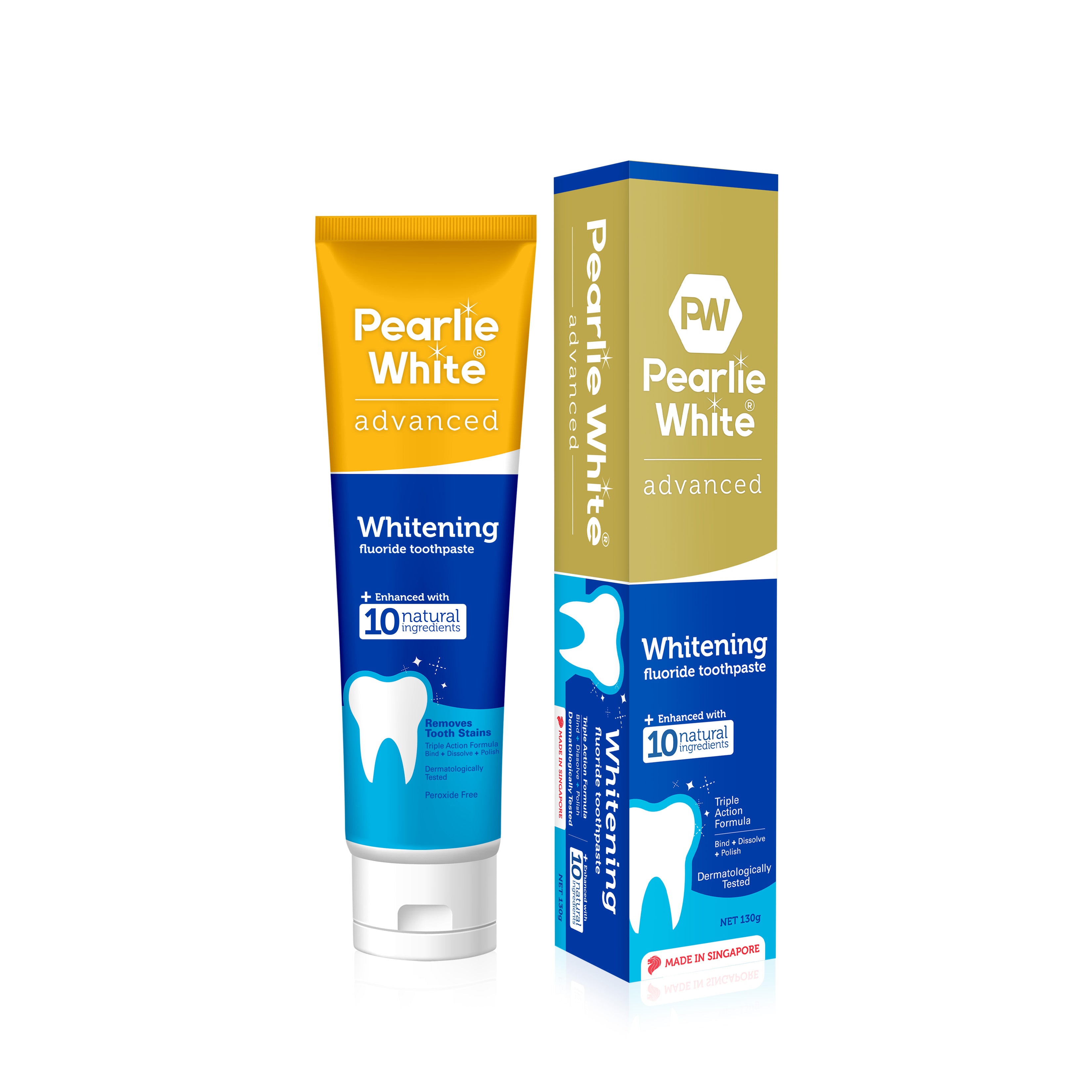 Pearlie White Advanced Whitening Fluoride Toothpaste