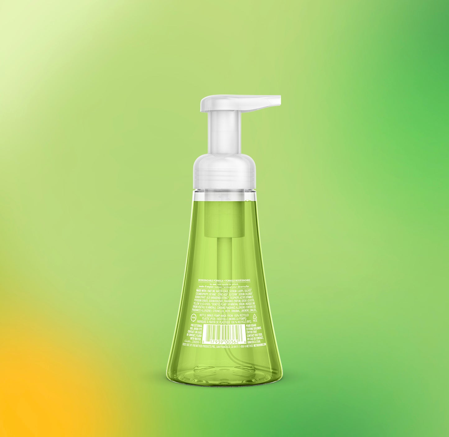 Method foaming hand wash 300ml - green tea + aloe