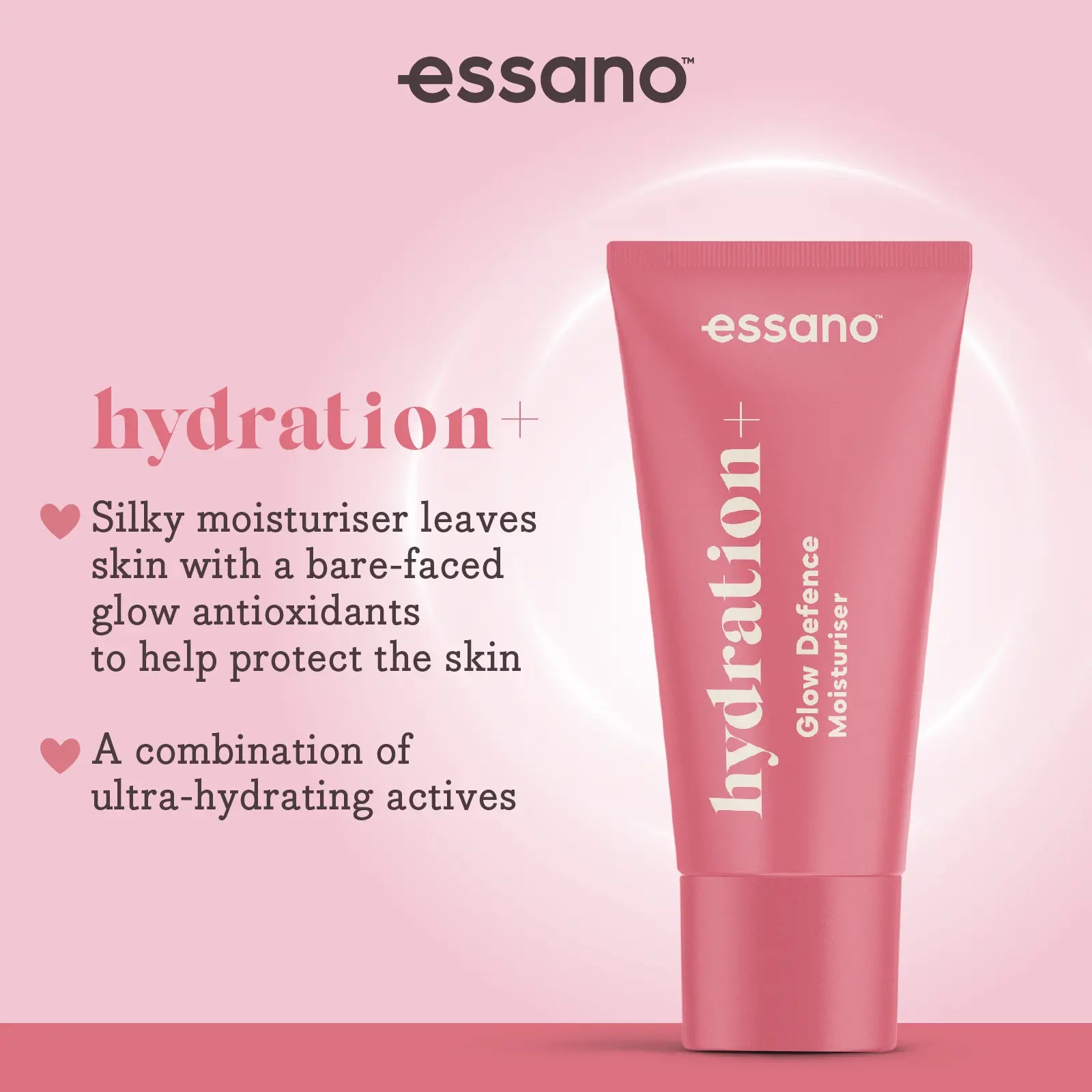 Hydration+ Glow Defence Moisturiser 75ml - Essano Singapore- Benefits