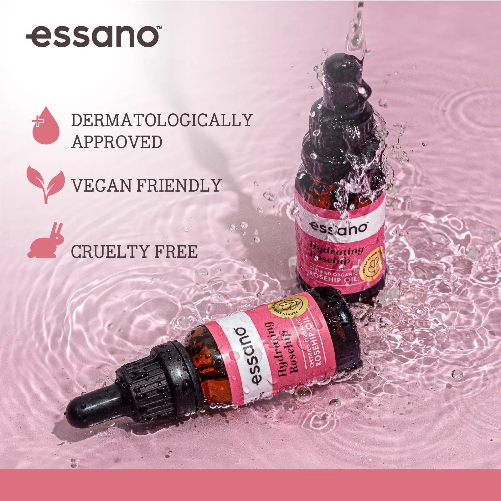 Hydration+ Certified Organic Rosehip Oil 20ml - Essano Singapore-Benefits-3