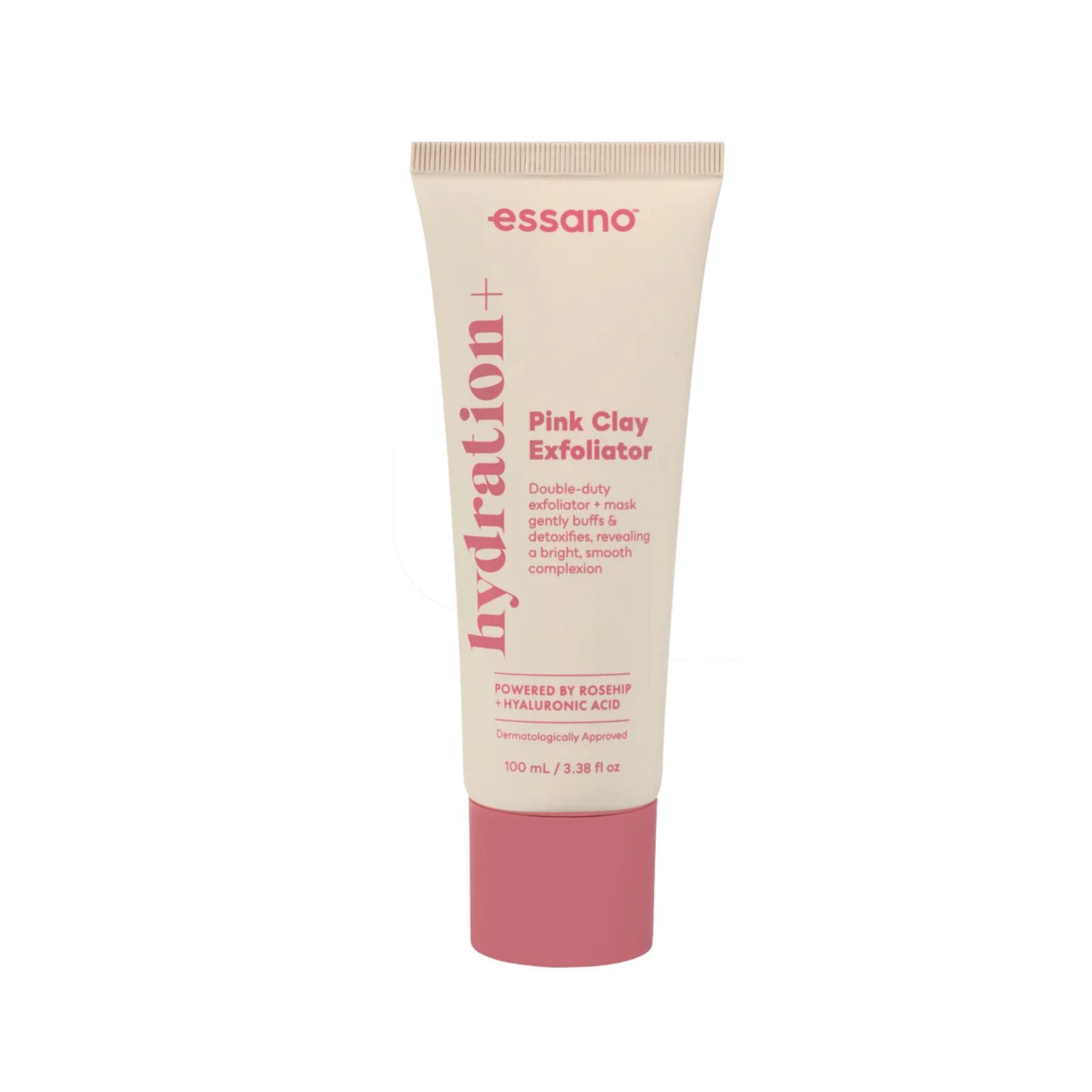 Hydration+ Pink Clay Exfoliator 100ml - Essano Singapore- Front