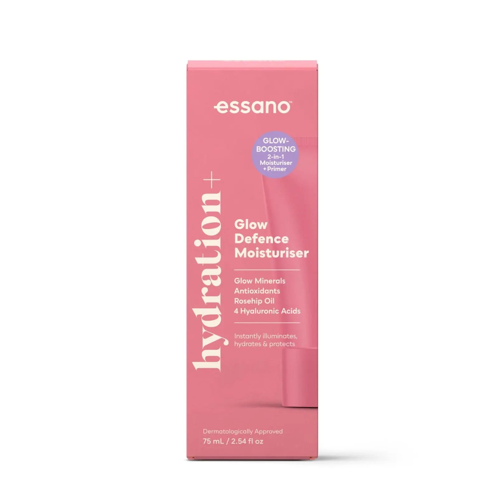 Hydration+ Glow Defence Moisturiser 75ml - Essano Singapore- Packaging