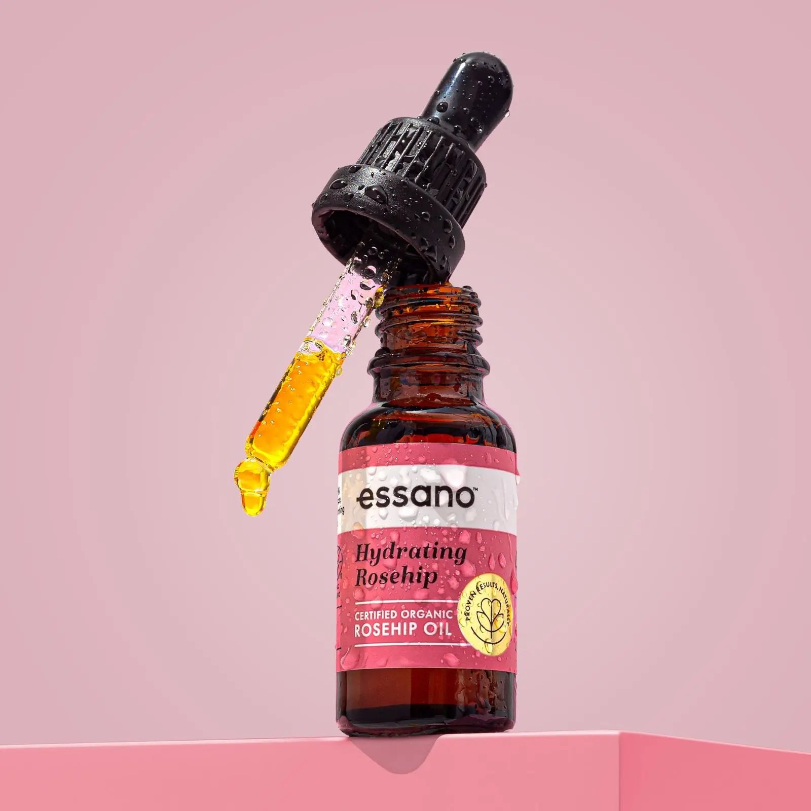 Hydration+ Certified Organic Rosehip Oil 20ml - Essano Singapore-Product