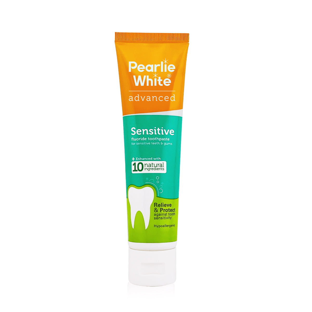 Pearlie White Advanced Sensitive Fluoride Toothpaste 130gm