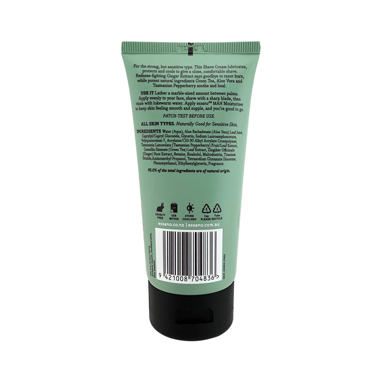 essano™ Man No-Irritation Shave Cream 120ml