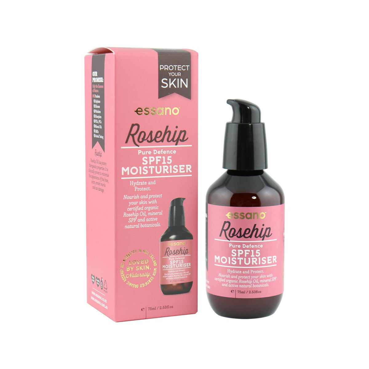 Hydrating Rosehip Pure Defence SPF15 Moisturiser 75ml