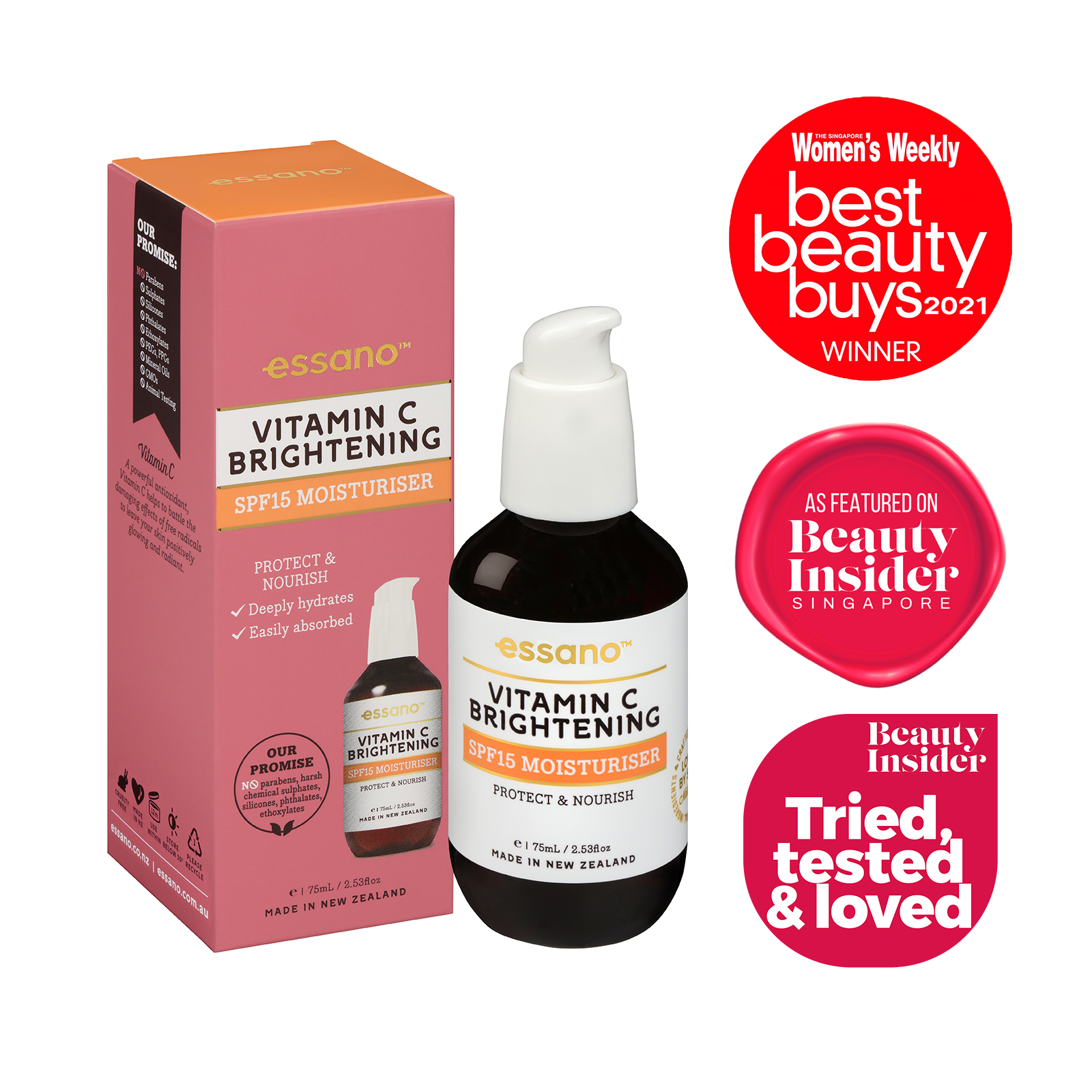 Vitamin C SPF15 Moisturiser 75ml